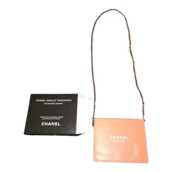 CHANEL Beauty Nature Getaway Pouch/Crossbody NIB